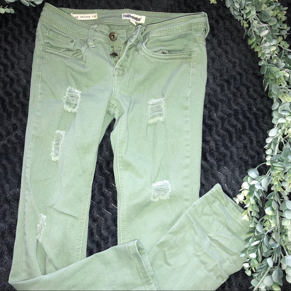DOLLHOUSE OLIVE GREEN PANTS